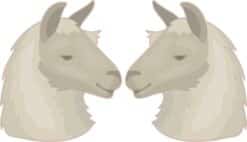 Llama Vinyl Stickers