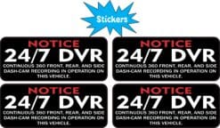 StickerTalk 24/7 DVR Recording Sticker, 2.5 inches x 1 inches