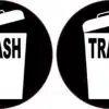 trash sticker