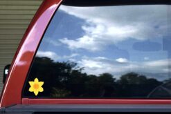 Yellow Daffodil Vinyl Stickers