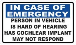 Cochlear Implant Sticker