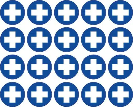 Medical Cross Stickers