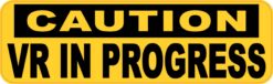 Caution VR in Progress Magnet