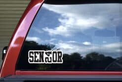 StickerTalk Senior 2024 Vinyl Sticker, 8 inches x 3 inches