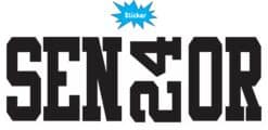 StickerTalk Senior 2024 Vinyl Sticker, 8 inches x 3 inches