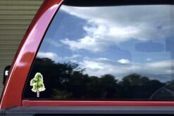 Mirrored Oak Tree Vinyl Stickers