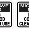 Microwave Stickers