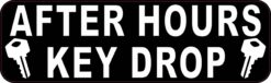 After Hours Key Drop Vinyl Sticker