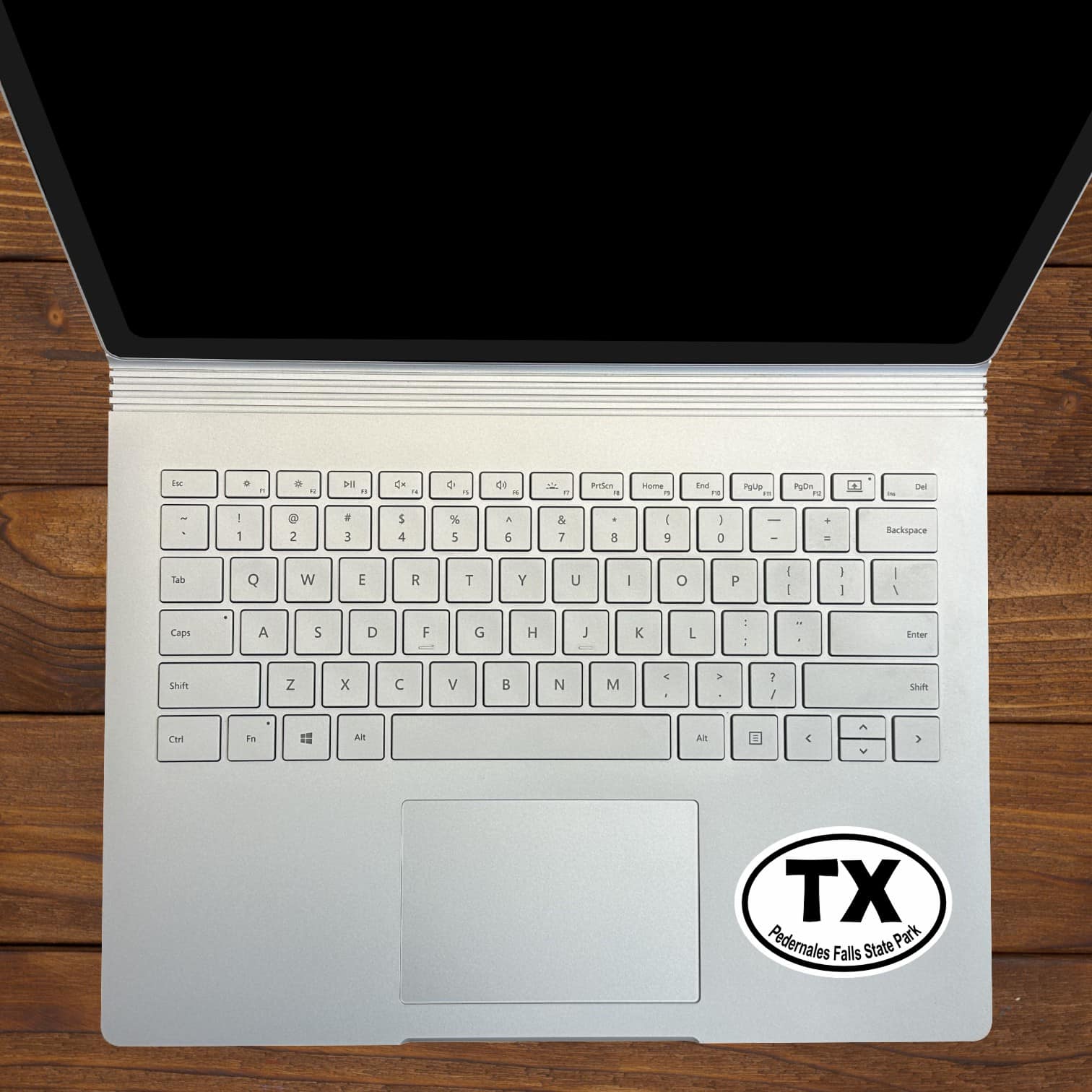 StickerTalk TX Oval Pedernales Falls State Park Vinyl Sticker, 3 inches x 2 inches - Image 4