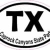 Caprock Canyons State Park Sticker
