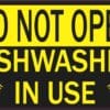 Dishwasher in Use Magnet