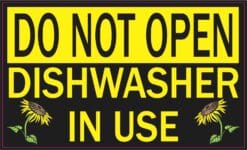 Dishwasher in Use Magnet