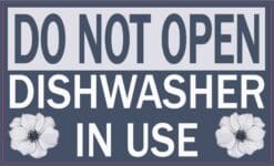 Dishwasher In Use Magnet