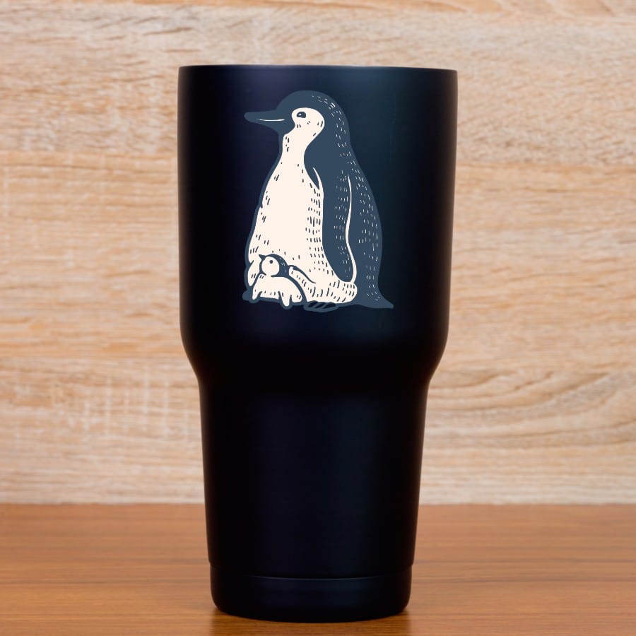 StickerTalk Mirrored Penguin Vinyl Stickers, 2 inches x 3 inches - Image 7