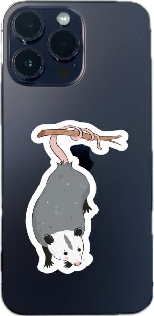 StickerTalk Opossum Vinyl Stickers, 3 inches x 2 inches - Image 8