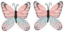 Watercolor Butterfly Stickers