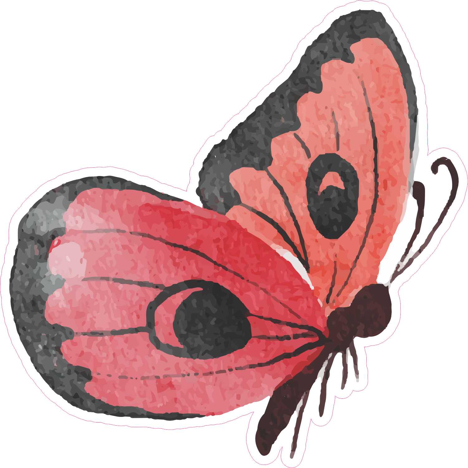Butterfly Sticker