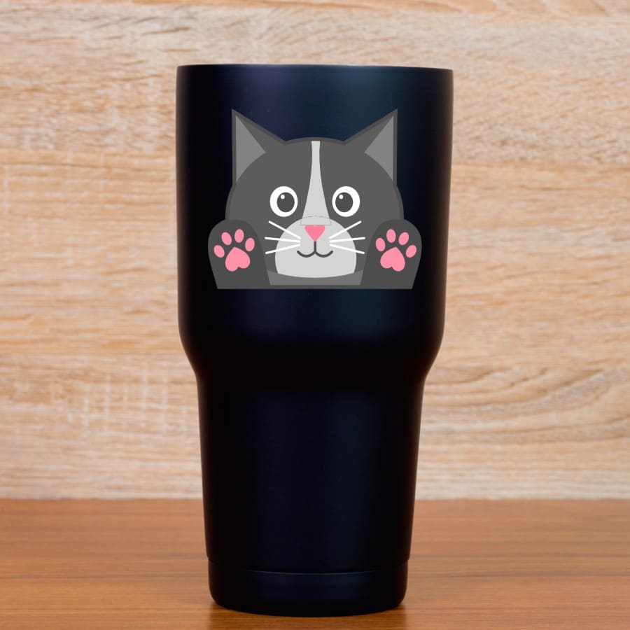 StickerTalk Cat Vinyl Stickers, 3 inches x 2.5 inches - Image 5