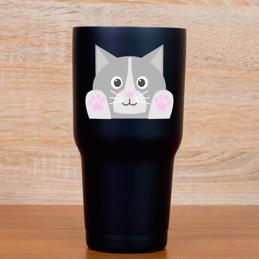 StickerTalk Cat Vinyl Stickers, 3 inches x 2.5 inches - Image 5