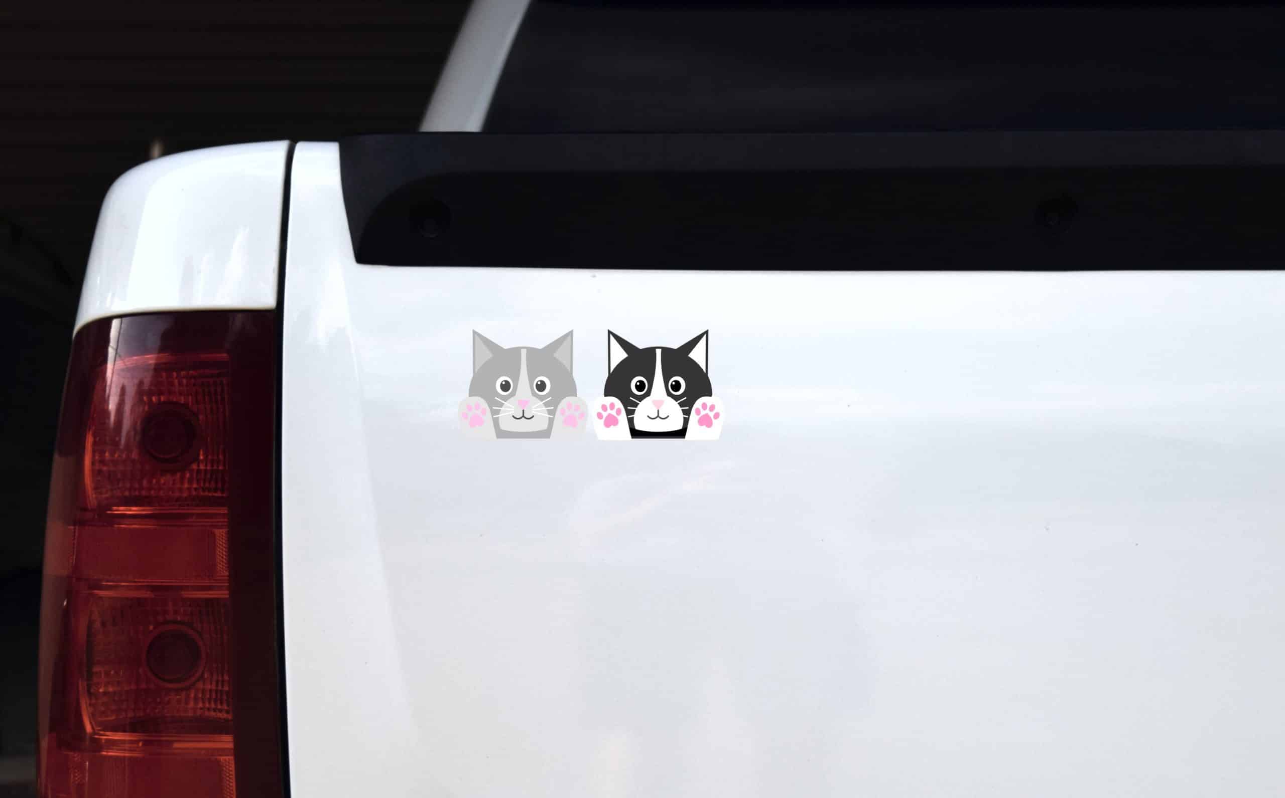 StickerTalk Cat Vinyl Stickers, 3 inches x 2.5 inches - Image 7