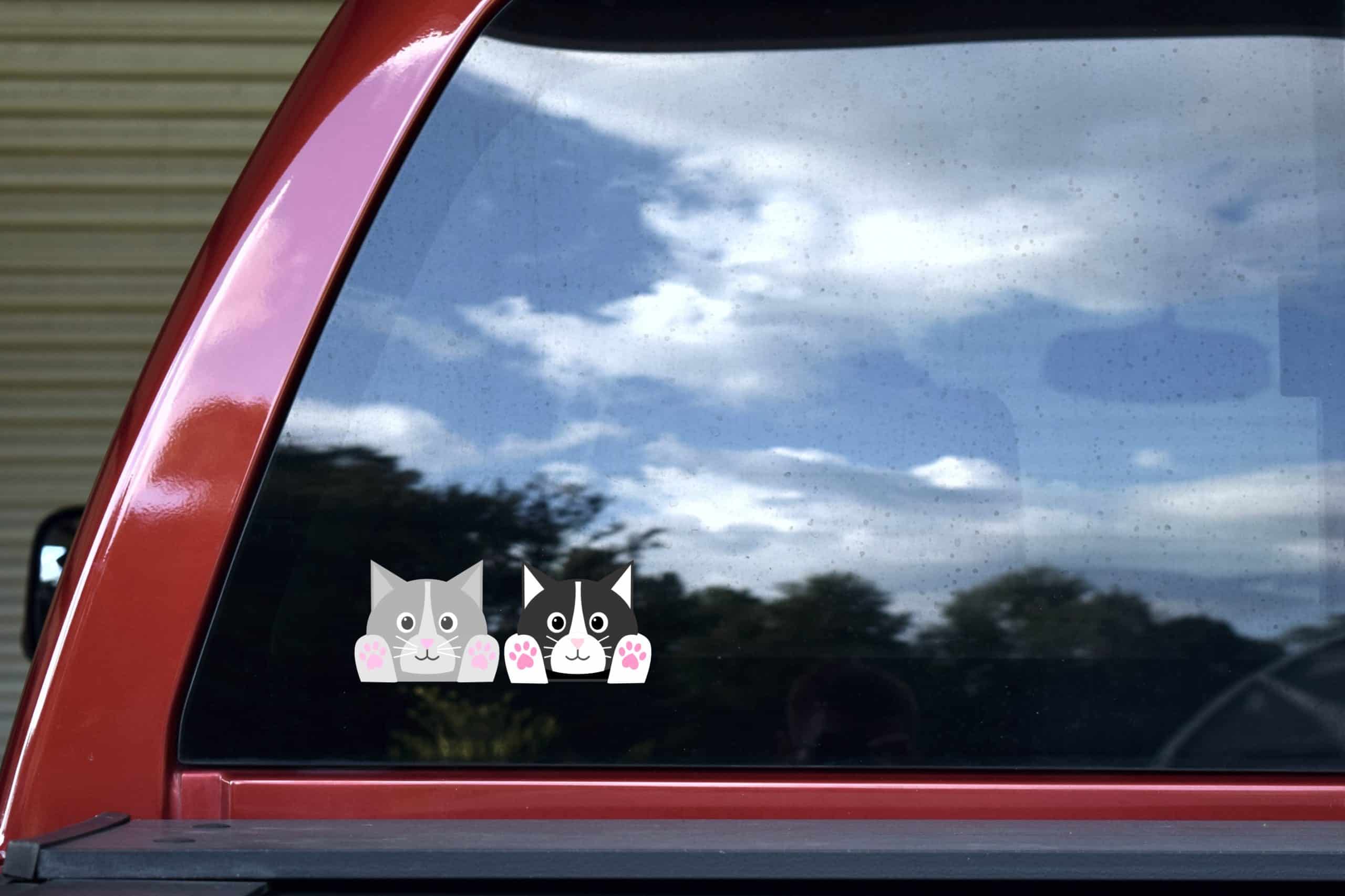 StickerTalk Cat Vinyl Stickers, 3 inches x 2.5 inches - Image 8