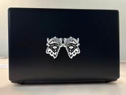 StickerTalk Mirrored Highland Cow With Flower Crown Stickers, 2.3 inches x 3 inches - Image 4