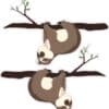 Mirrored Sloth Stickers