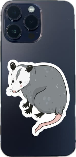 StickerTalk Opossum Vinyl Stickers, 2.5 inches x 3 inches - Image 8