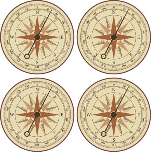 Compass Stickers