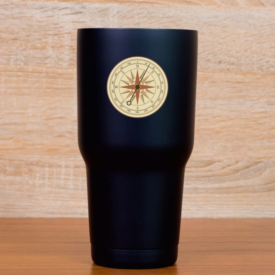StickerTalk Set of Rustic Compass Vinyl Stickers, 2 inches x 2 inches - Image 6
