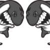 Shark Mascot Stickers