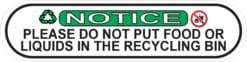 Recycling Sticker