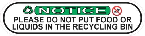 Recycling Sticker