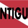 Antigua Diver Down Sticker
