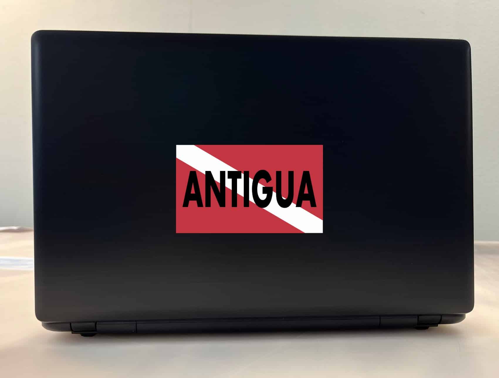 StickerTalk Antigua Diver Down Sticker, 5 inches x 3 inches - Image 3