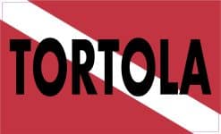 StickerTalk Tortola Diver Down Sticker, 5 inches x 3 inches