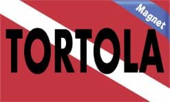 Alternative view of StickerTalk Tortola Diver Down Magnet, 5 inches x 3 inches