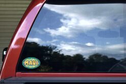 Floral Maui Oval Sticker