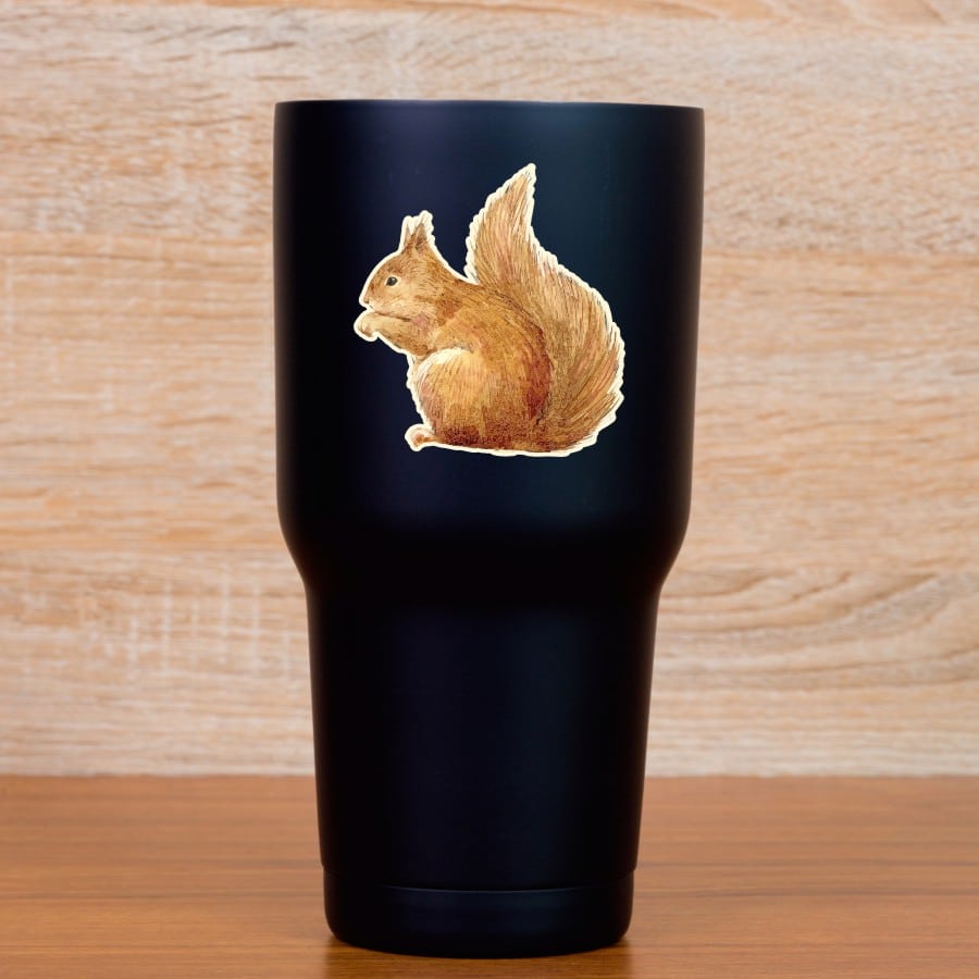 StickerTalk Mirrored Squirrel Stickers, 2.5 inches x 2.7 inches - Image 7