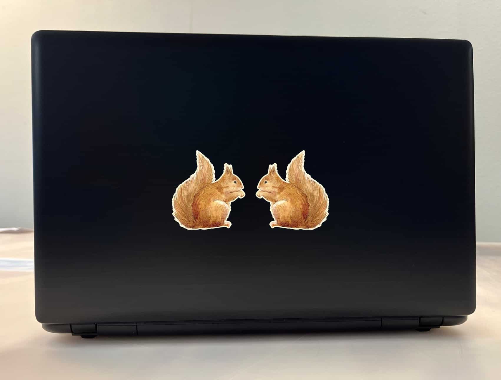 StickerTalk Mirrored Squirrel Stickers, 2.5 inches x 2.7 inches - Image 4