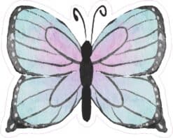 Butterfly Sticker