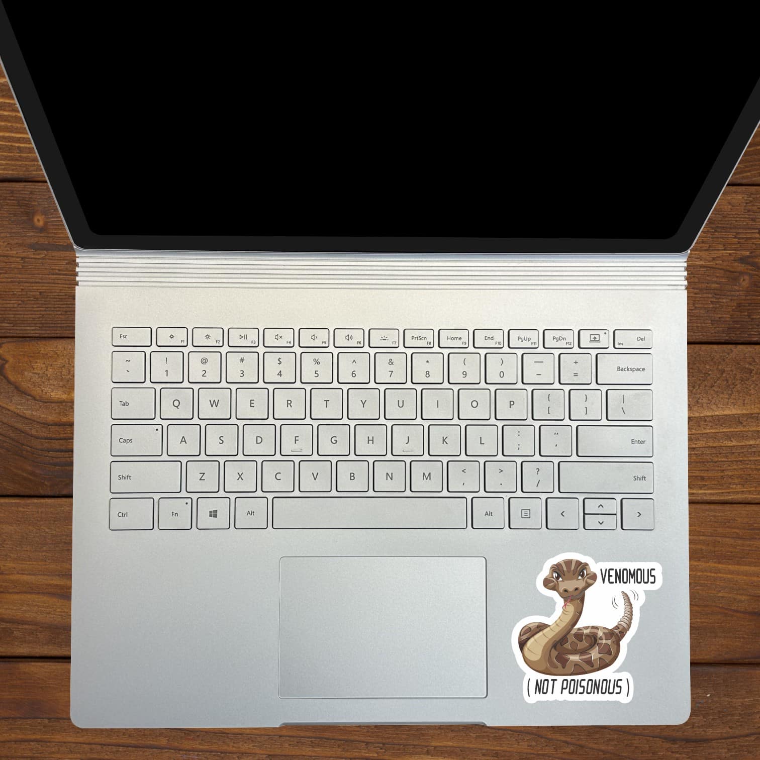 StickerTalk Venomous Not Poisonous Snake Stickers, 3 inches x 3 inches - Image 5