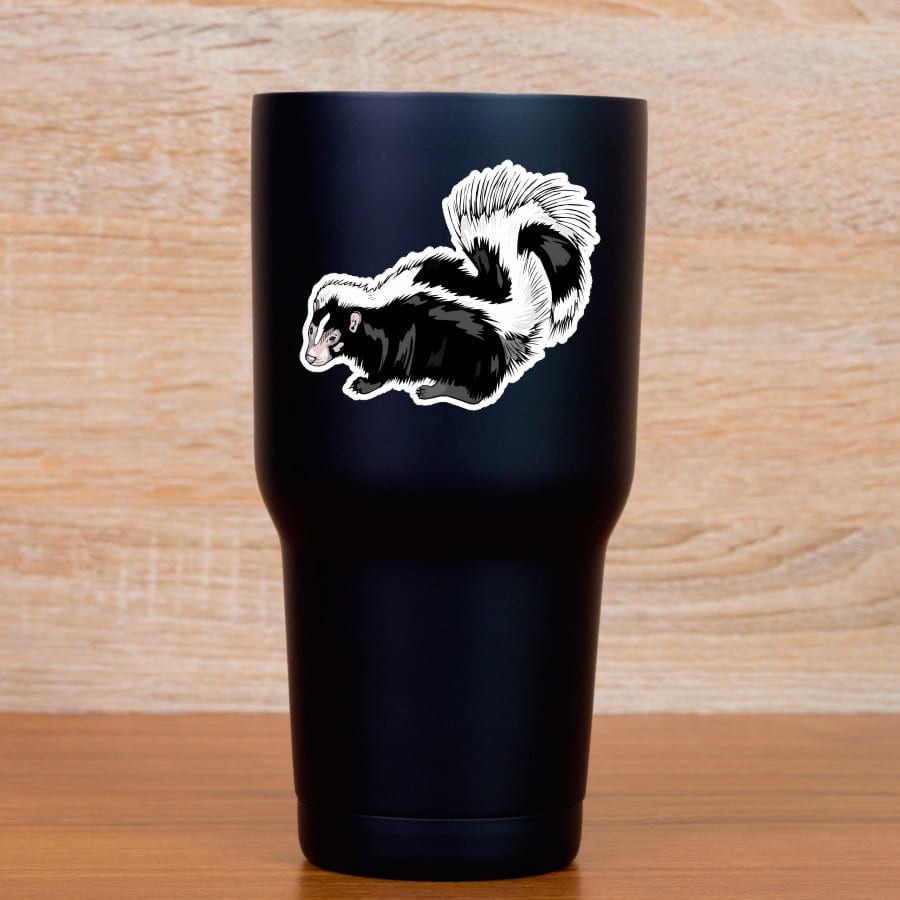 StickerTalk Mirrored Skunk Stickers, 3 inches x 2.5 inches - Image 6