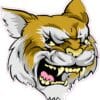 Bobcat Head Mascot Sticker
