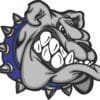 Purple Bulldog Sticker