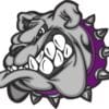Purple Bulldog Sticker