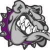 Purple Bulldog Sticker