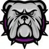 Purple Bulldog Sticker