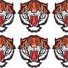 Tiger Mascot Stickers