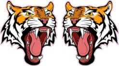 Tiger Mascot Stickers